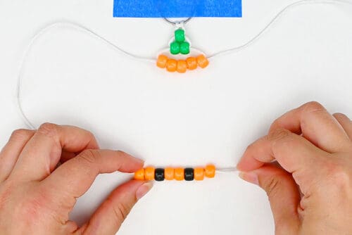 Pony Bead Pumpkins