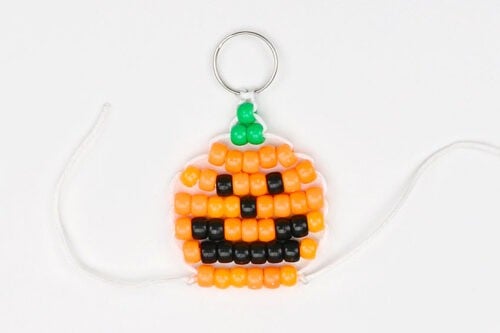 Pony Bead Pumpkins