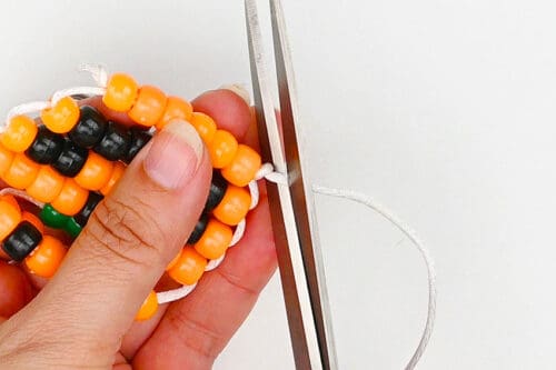 Pony Bead Pumpkins