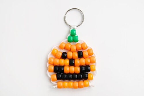 Pony Bead Pumpkins