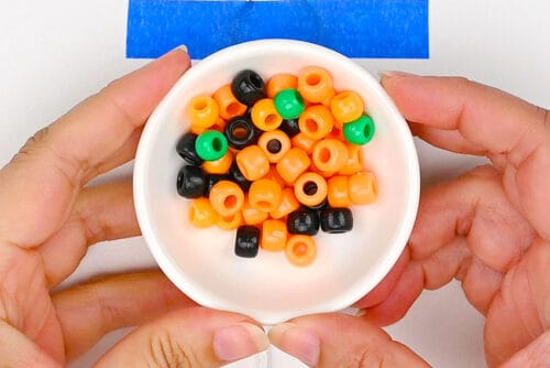 Pony Bead Pumpkins