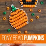 Pumpkins from pony beads