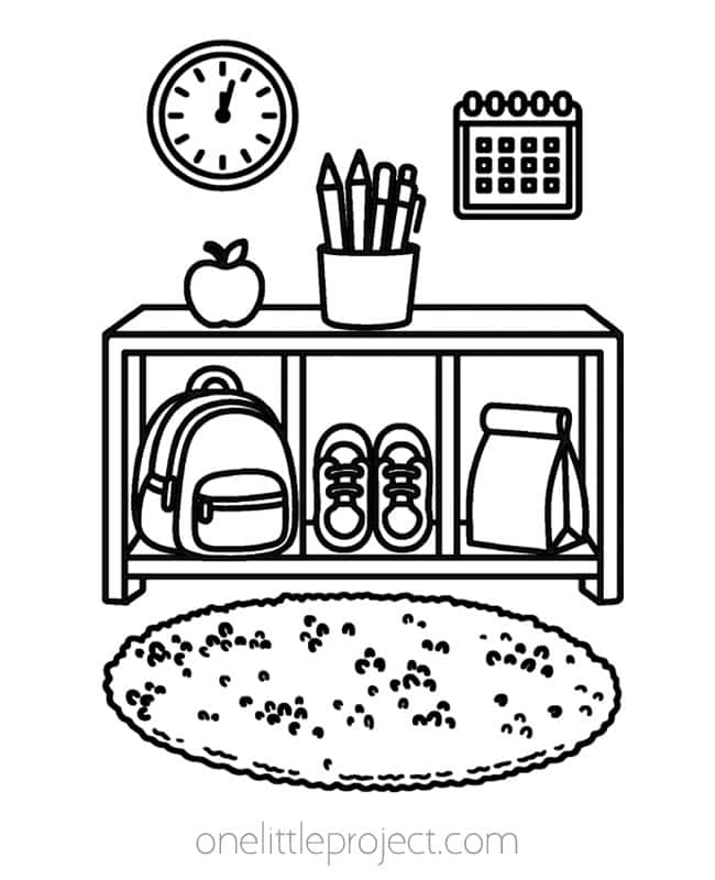 September Coloring Pages September Coloring Pages - cubbies