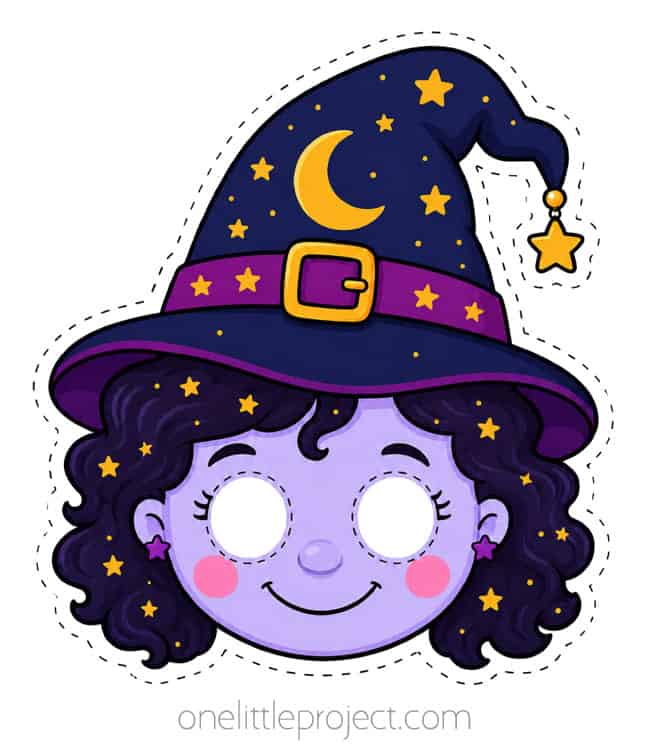 Witch Mask Celestial witch mask