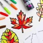 Autumn Leaf Suncatchers