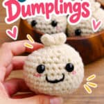Make a crochet bao bun dumpling