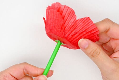 Cupcake Liner Poppies