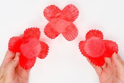 Cupcake Liner Poppies