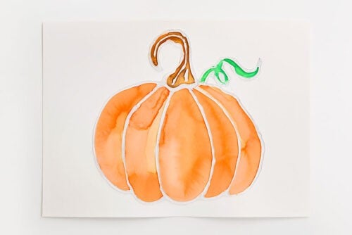 Fall Glue Gun Art
