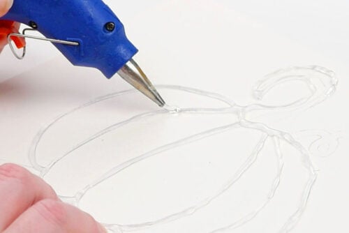 Fall Glue Gun Art