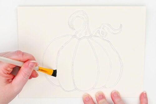 Fall Glue Gun Art