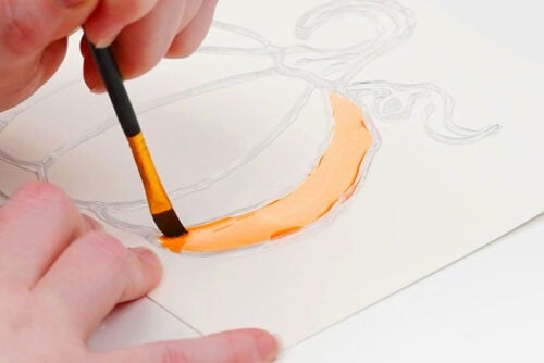 Fall Glue Gun Art
