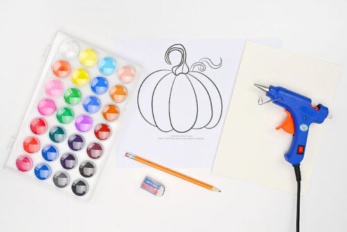 Fall Glue Gun Art Supplies
