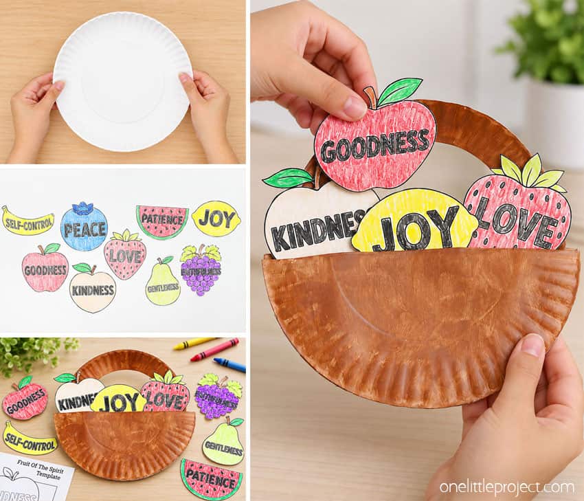 How to Make a Printable Fruit of the Spirit Craft DIY fruit of the spirit craft