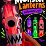 Halloween glow stick lanterns