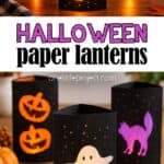 DIY paper lanterns for Halloween