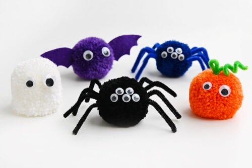 Halloween Pom Poms