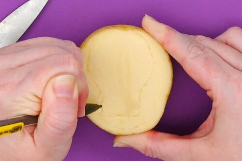 Halloween Potato Stamps