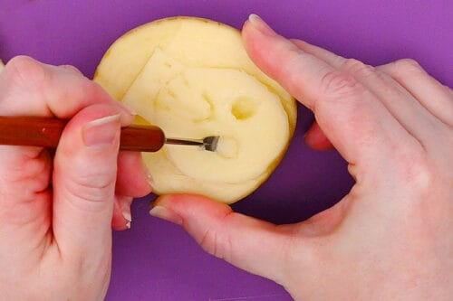 Halloween Potato Stamps