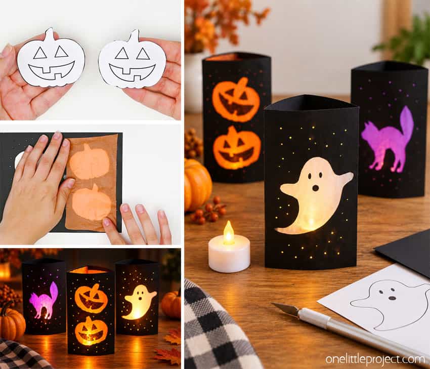 How to Make Halloween Paper Lanterns DIY Halloween paper lanterns