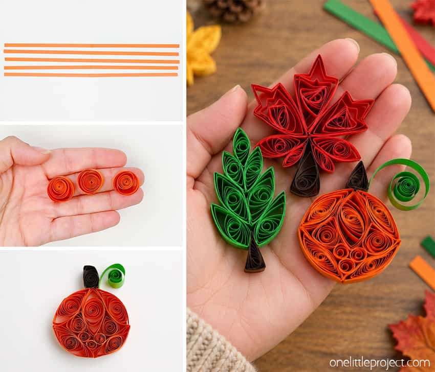 How to Make Fall Paper Quilling DIY fall paper quilling ideas