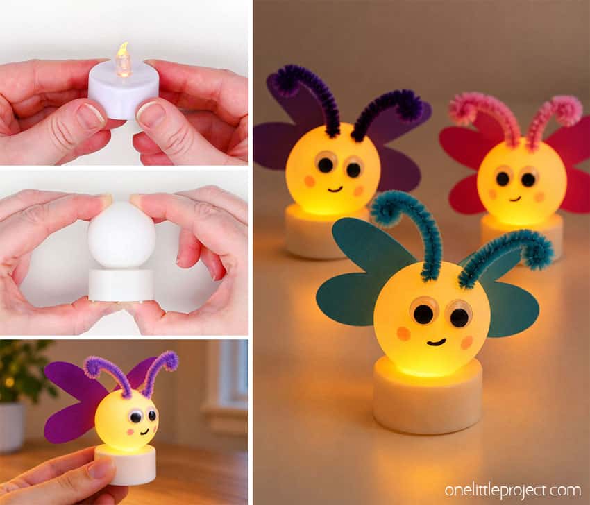 How to Make a Glowing Firefly Craft DIY firefly craft