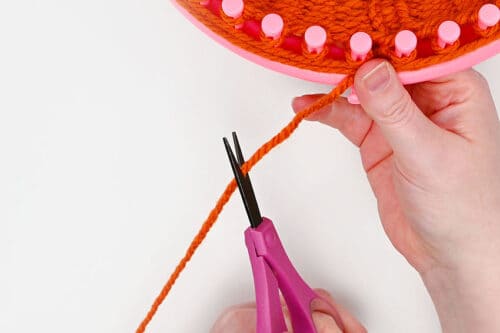 Loom Knit Pumpkin