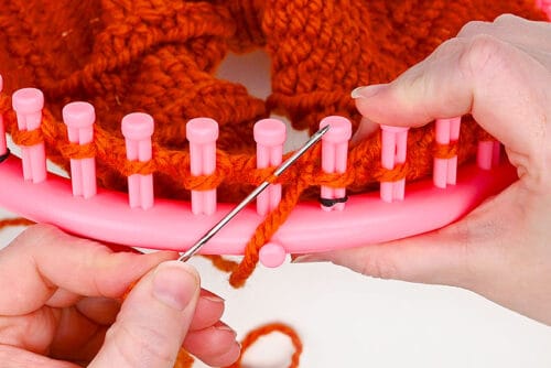 Loom Knit Pumpkin