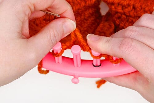 Loom Knit Pumpkin