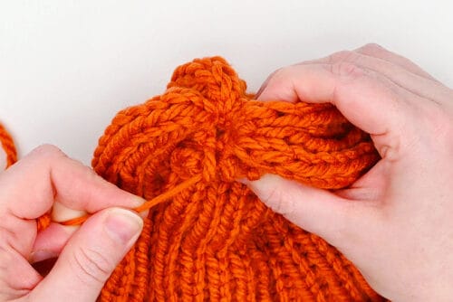 Loom Knit Pumpkin