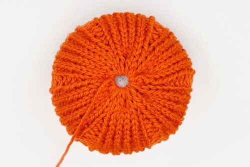 Loom Knit Pumpkin