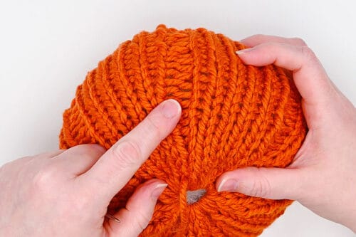 Loom Knit Pumpkin