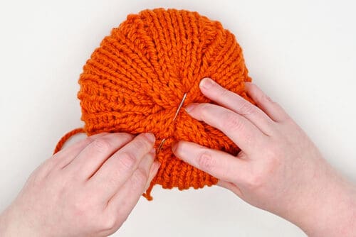 Loom Knit Pumpkin