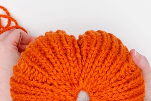 Loom Knit Pumpkin