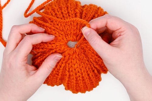 Loom Knit Pumpkin