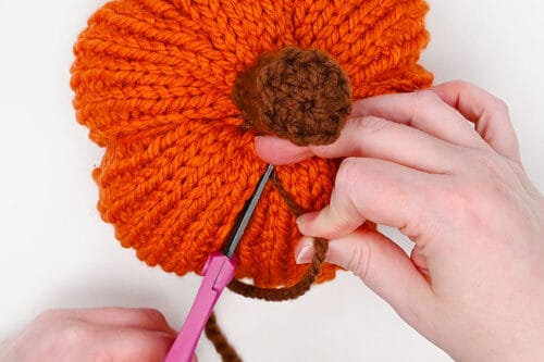 Loom Knit Pumpkin