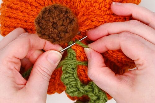 Loom Knit Pumpkin