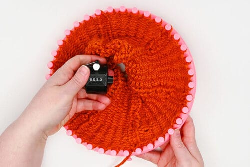 Loom Knit Pumpkin