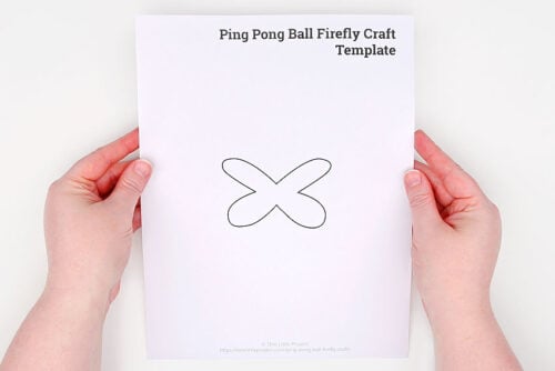 Ping Pong Ball Firefly Craft