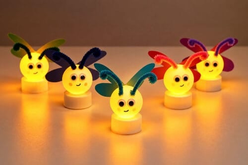 Ping Pong Ball Firefly Craft