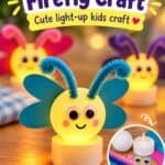 Cute glowing bug craft
