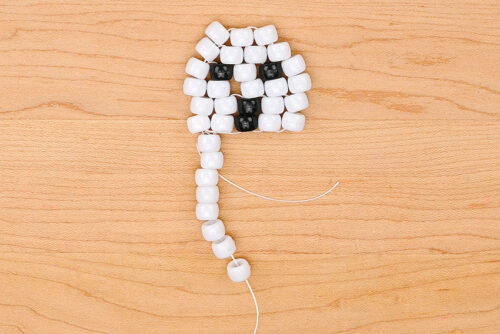 Pony Bead Ghost