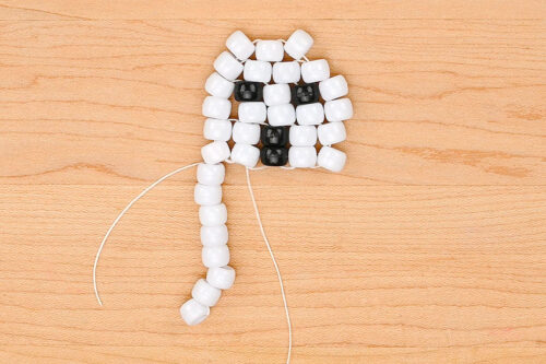 Pony Bead Ghost