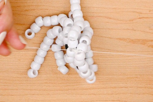 Pony Bead Ghost