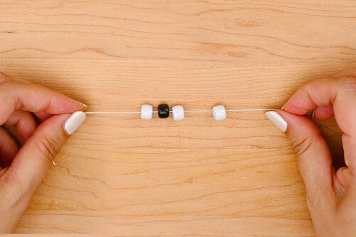 Pony Bead Ghost