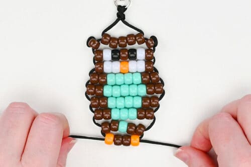 Pony bead owl