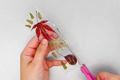 Pressed Leaf Bookmark