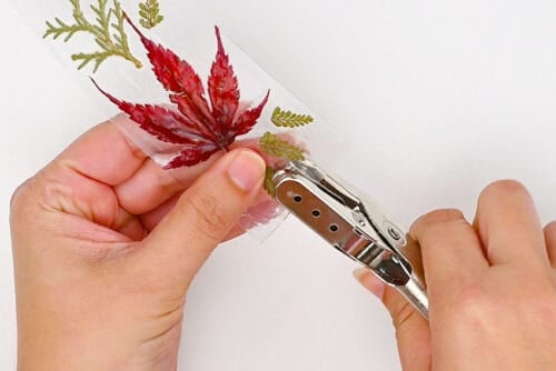 Pressed Leaf Bookmark