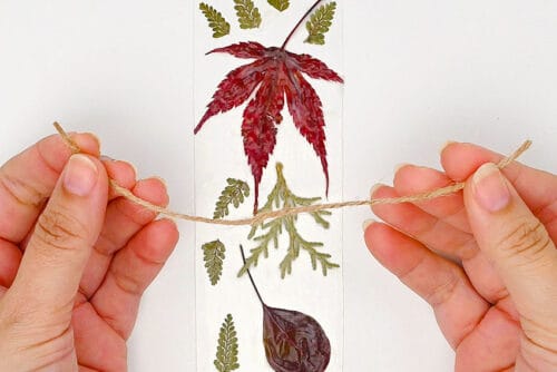 Pressed Leaf Bookmark