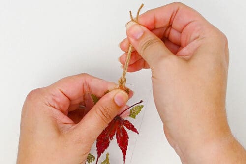Pressed Leaf Bookmark